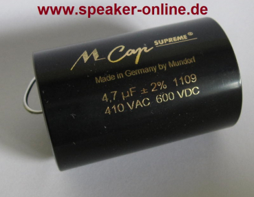 4,7 µF, Mcap Supreme, Mundorf