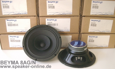Lautsprecherbausatzpaar "dasViech" HE - nicht mehr lieferbar, Beyma 8AG/N ausverkauft