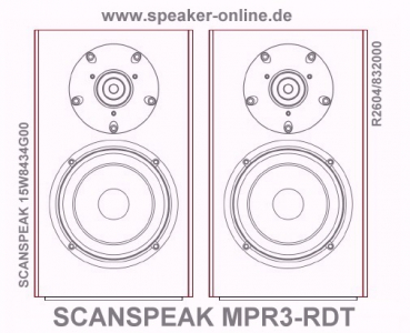 MPR3-RDT Lautsprecherbausatz