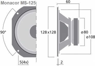 Monacor MS-125