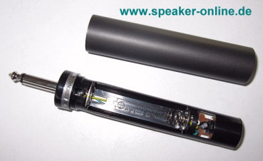 Adapter für Phantomspeisung 3,5mm Klinkenbuchse/6,3mm Klinkenstecker - ausverkauft