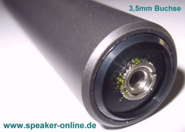 Adapter für Phantomspeisung 3,5mm Klinkenbuchse/6,3mm Klinkenstecker - ausverkauft