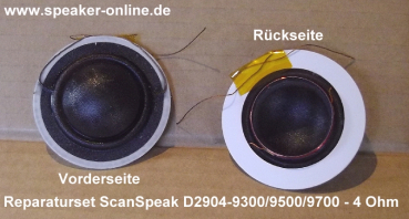 Reparaturset 290044 für ScanSpeak D2904-9300/9500/9700 - 4 Ohm