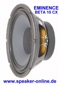1 Einzelpaar Eminence 10"Coax ( = 2x BETA 10CX + 2x APT-3 +2x APT-50 ) - ausverkauft !