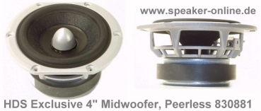 1 Paar Peerless 830881 (HDS Exclusiv 4" Midwoofer) - ausverkauft !