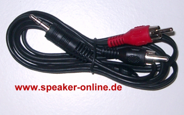 3,5mm Stereoklinke auf Cinch-Stecker