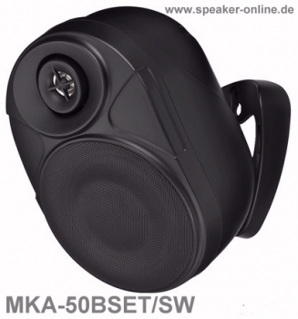 Preview: MKA-50BSET/SW aktives Stereo-Lautsprechersystem mit Bluetoothschnittstelle