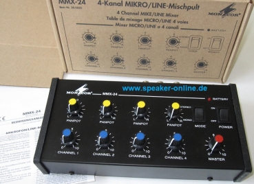 MMX-24 , Mikrofon - Line Mischpult, Einzelstück-Auslauftyp