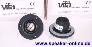 1 Paar Vifa Hochtöner NE200VC/4 = Peerless NE19VTC-04 - ausverkauft !
