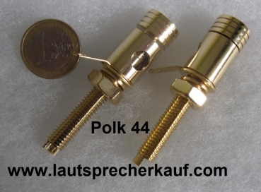 Polk44 Polklemmenset - 1x rot, 1x schwarz markiert