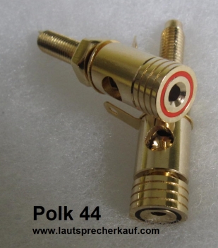 Polk44 Polklemmenset - 1x rot, 1x schwarz markiert