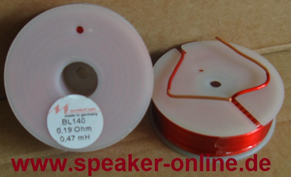 0,47mH 1,4mm Backlackdraht