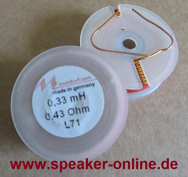 0,33mH - 0,71mm Draht
