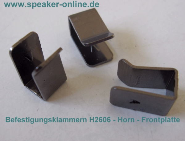 3 Befestigungsklammern für H2606 Horn