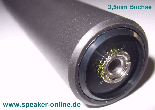 Adapter für Phantomspeisung 3,5mm Klinkenbuchse/6,3mm Klinkenstecker