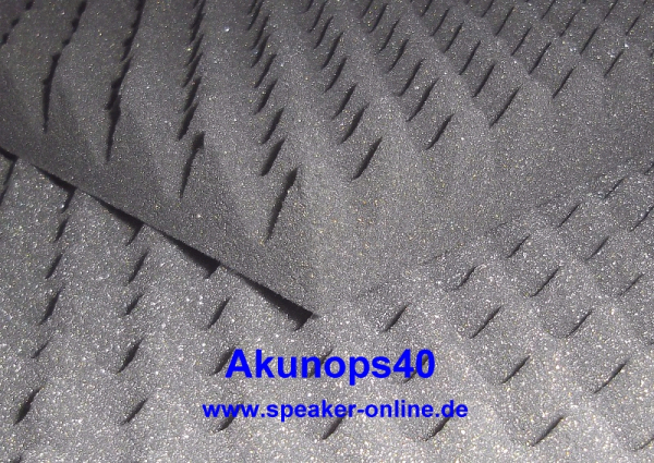 1 Matte Akunops40 Akustik-Noppenschaumstoff