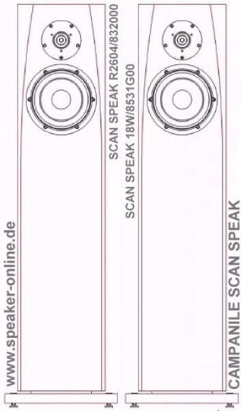 Lautsprecherbausatz Campanile