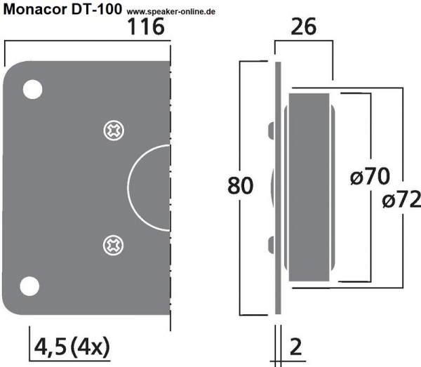 Monacor DT-100