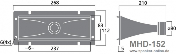 Monacor MHD-152