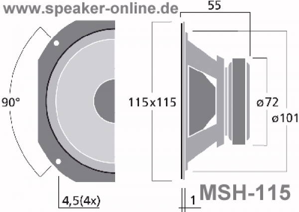 Monacor MSH-115