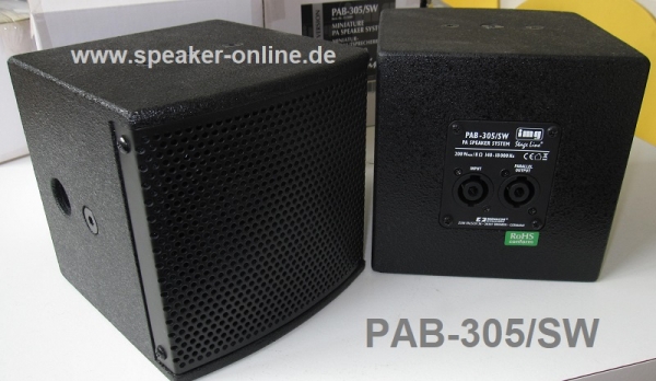 PAB-305/SW - Einzelpaar/Lagerrest schwarz/Paarpreis - ausverkauft