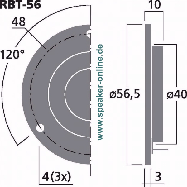 Monacor RBT-56