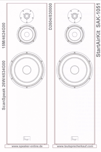 1 Lautsprecherbausatz StartAirKit SAK1051