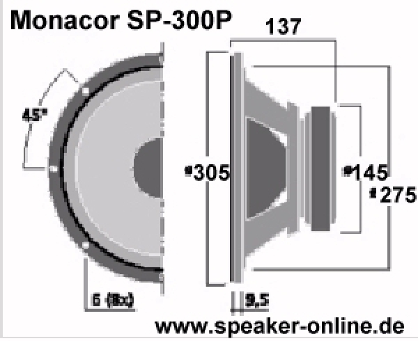 Monacor SP-300P