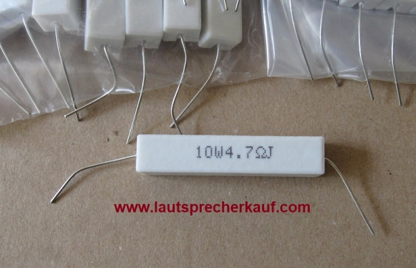 4,7 Ohm Zementwiderstand 10W
