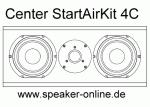 1 Lautsprecherbausatz StartAirKit SAK 4C mit Fertigweiche